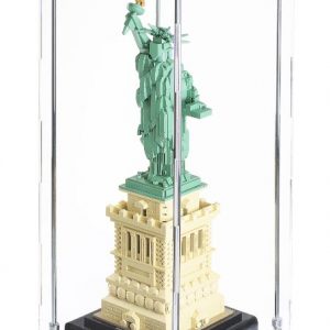 LEGO® Architecture Statue of Liberty Display Case - Side View AC0201-BCLG