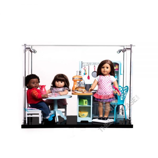 American Girl® Multiple Dolls and Theme Display Case - Front view AC0203-DL