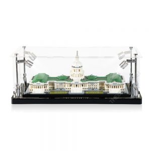 LEGO® Architecture United States Capitol Building Display Case - Front View BC0301-BCLG