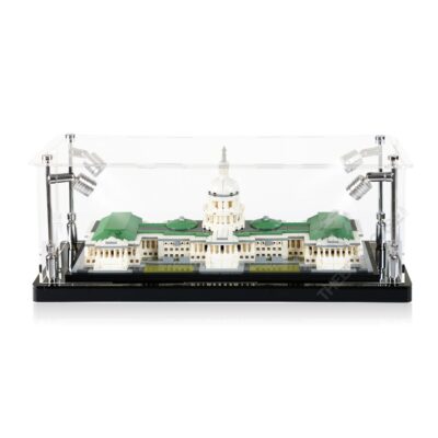 LEGO® Architecture United States Capitol Building Display Case - Front View BC0301-BCLG