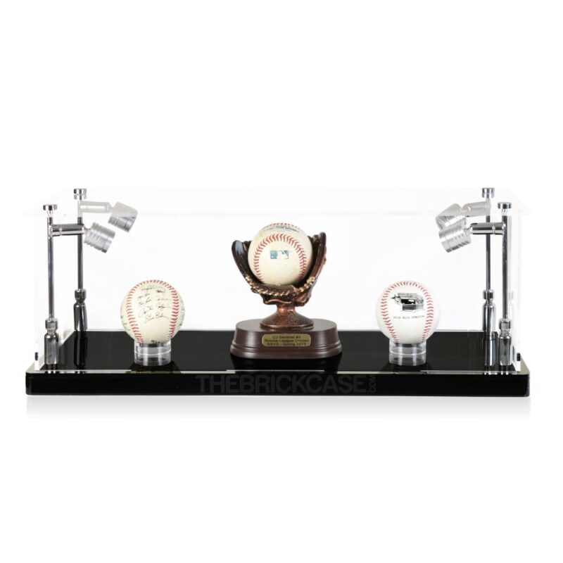 Baseball Display Case - Front View BC0301-SPRW