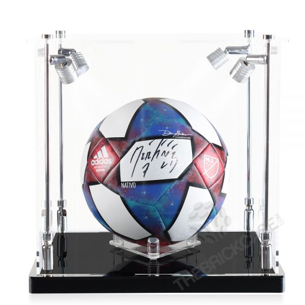 Soccer Ball Display Case - Front View SC121212X-SPRW