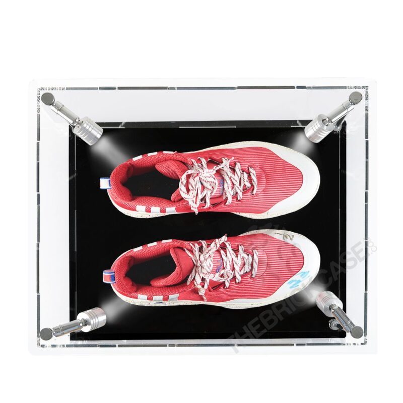 One Pair Sneaker Display Case - Top View SC151209-CLB