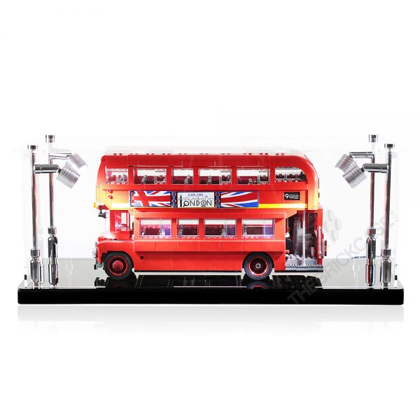 LEGO® Creator Expert London Bus Display Case - Front View BC210808-BCLG