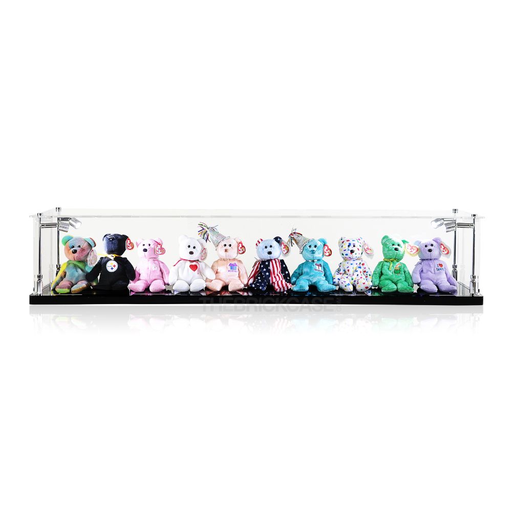 Beanie Babies Display Case - Front View BC0501-CLB