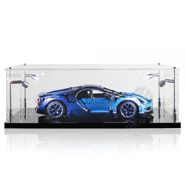 LEGO® Technic™ Bugatti Chiron Display Case - Side View BC0801-BCLG