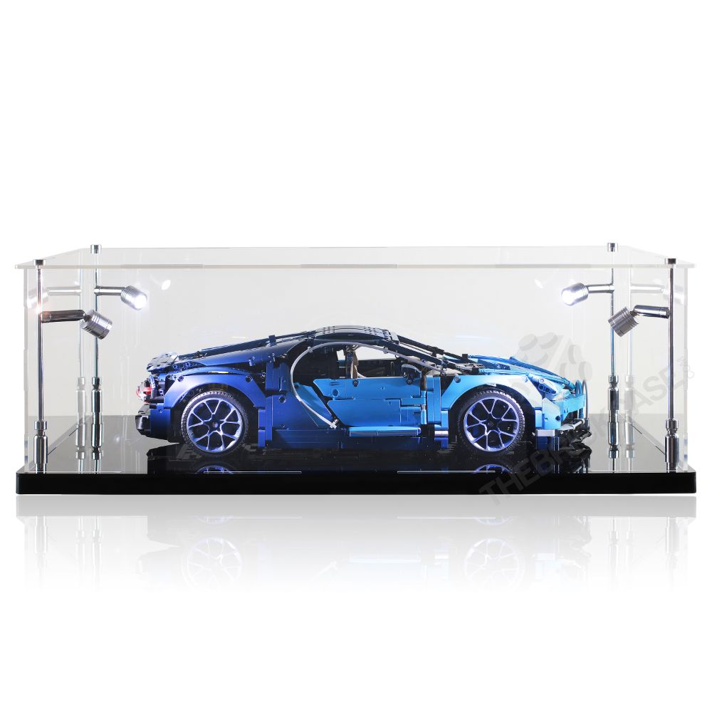 LEGO® Technic™ Bugatti Chiron Display Case - Side View BC0801-BCLG