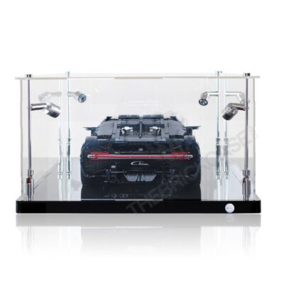 LEGO® Technic™ Bugatti Chiron Display Case - Back View BC0801-BCLG