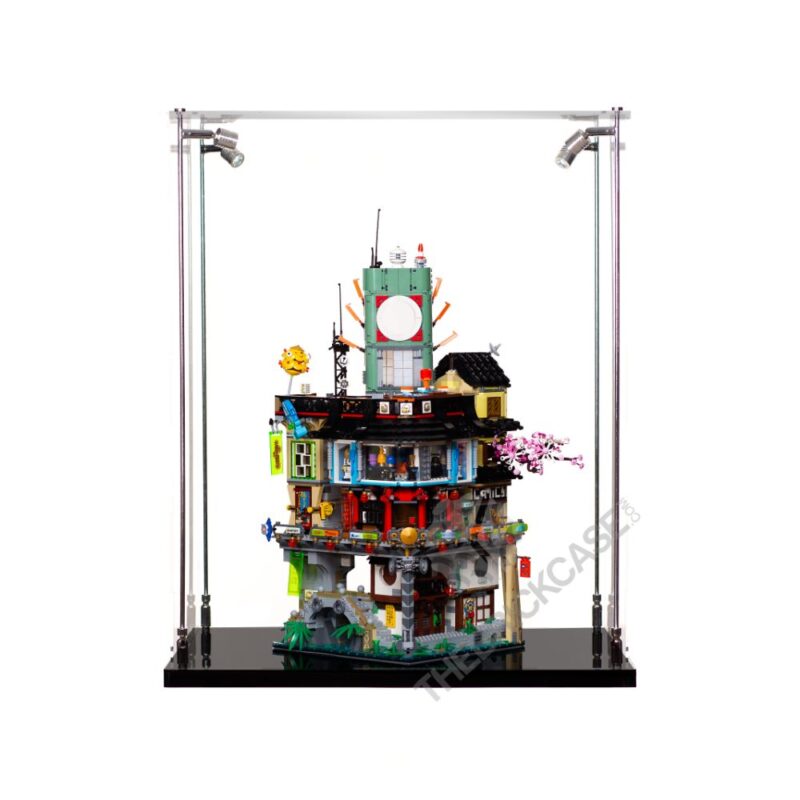 LEGO® NINJAGO® City Display Case - Front View BC241731-BCLG