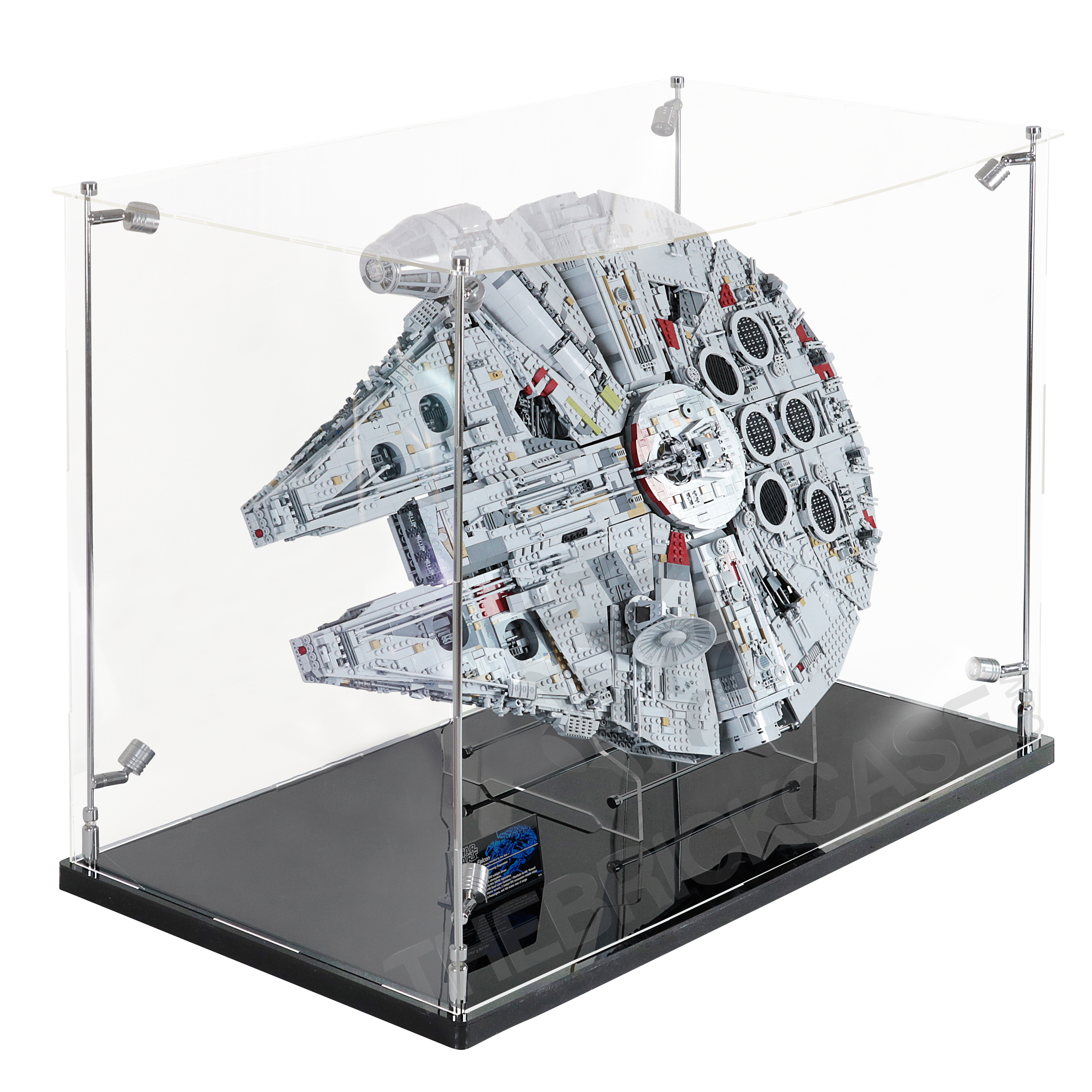 Details about   LED Acrylic Display Case For LEGO 75192 Star Wars Millennium Falcon Vertical 
